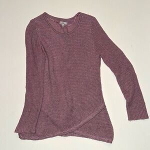Croft & Barrow Long Sleeve Purple Knit Sweater Women’s Size Small